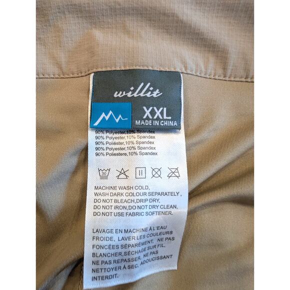 Willit Beige Outdoor Performance Skort Size XXL - Picture 3 of 7